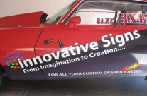 Race Car Vehicle Wrap Install
