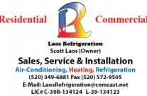 Laos Refrigeration Business Card
