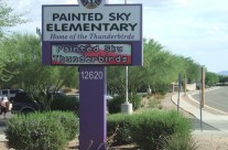 Painted Sky Elementary Electronic Display Sign