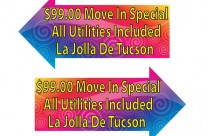 Human Directional Arrow for La Jolla De Tucson