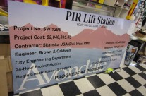 Skanska Posted Sign Board