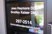 Innovation Dental Vinyl Install