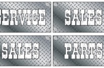 Metal Pattern and Texture Signs