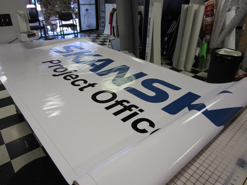Skanska Project Office Banner Innovative Signs Of Tucson