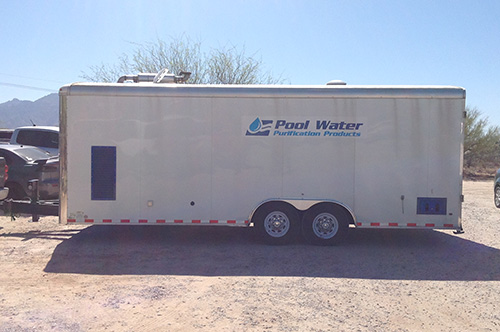 Trailer Pool Programm Blue Point Pool Service Wrap - Innovative Signs of Tucson | Innovative ...